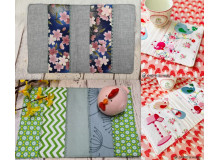 Stickdatei ITH - Patchwork Flip & Fold Platzdecke Untersetzer bis 36x24
